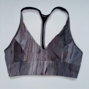 Lululemon Multi Color / Black Reversible V-Neck Align Bra Size 4